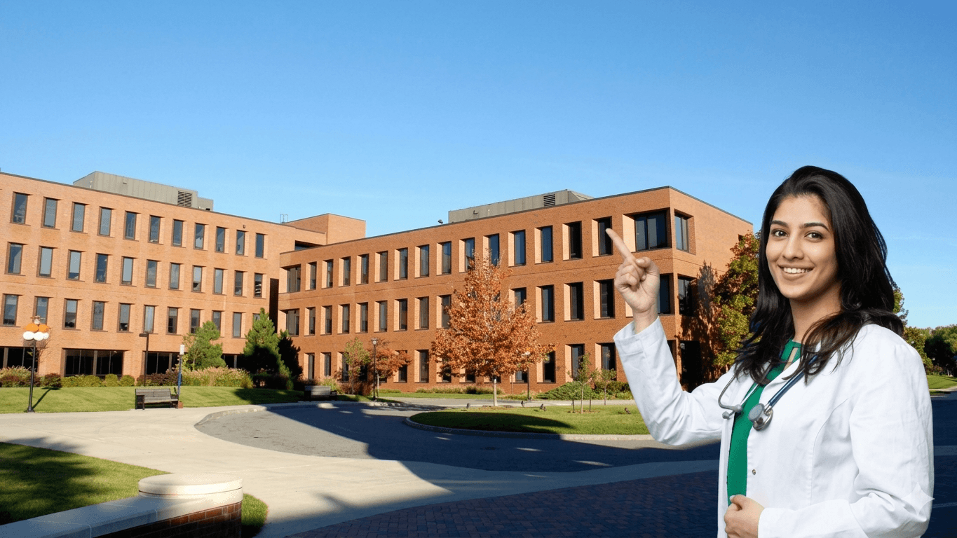 MBBS abroad students at NMC-approved university campus